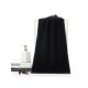 Premium Black Cotton Towel Set - 21-Ply Thick & Super Absorbent for Gym, Bath, and Personalization