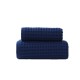 Premium Waffle Weave Cotton Towel Set - Super Absorbent, Quick-Dry Bath and Face Towels, Hanging Design