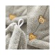 Super Absorbent Double-Layer Coral Fleece Hair Towel for Women - Quick-Dry Microfiber Bath Towel Cap with Cute Cartoon D