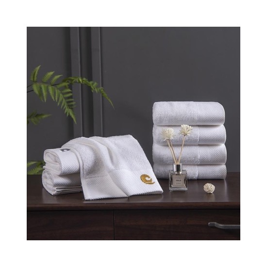 Premium Cotton Bath Towel Set: Extra Large, Ultra Absorbent, Hotel Quality White Towels