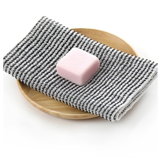 Women Men Carbon Fiber Beauty Skin Bath Towel Wash Cloth Magic Shower Body Skin Exfoliating Massage Back Scrbber Bathroo