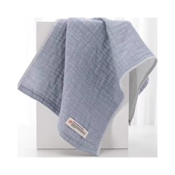 Pure Cotton 5-Layer Gauze Face Towel - A-Class Soft & Absorbent, Stretches to 72x35cm